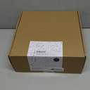 Fruit Basket for Kitchen - Multi-Purpose Stackable Basket with Wooden Lid - Powder Coated Metal and Rubber Wood - Wire Baskets for Organizing - Minimal Design - 4.5x11.4x11.4 - Warm Gray