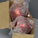 4in Large Christmas Ornaments Shatterproof Christmas Ball Ornaments Giant Xmas Tree Decoration Decorative Hanging Mercury Balls for Party, Home, Holiday (Red,6pc)