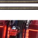 Smoke Saddlebag Tail Light LED Running Brake Sequential Turn Signal Lamp Fit for Harley Touring Street Gilde Road Gilde Road King Electra Glide Ultra Limited 2014-2023