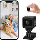 Chasvon 4K Security Cameras for Home, Indoor Wireless WiFi Camera with App Control Motion Detection & RealTime Alerts, Rechargeable Pet/Baby/House/Office Camera with Night Vision