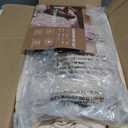 MUXHOMO 5 Pieces Twin Comforter Set, Soft Bed in a Bag Twin Size, All Season Bedding Set with Comforter, Flat Sheet, Fitted Sheet, Pillowcases & Shams, Beige
