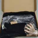 7pcs Girls Halloween Costume Kids Black Dress with Wig Necklace Socks Accessories (120 (5-6 Years), Black Style 1)