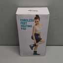 AOBOCO Feet Warmers for Massager - Cordless Feet Heating Pad for Achilles Tendonitis, Portable Heated Ankle Brace with 5000mAh Rechargeable, 104-140 Heat Levels, 3 Vibration Modes