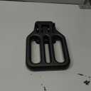 DEWHONETE Large Folding Step Compatible with RV Truck Camper Trailer Bus Large Foldable Fold Down Step Black