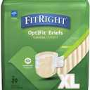 FitRight Extra Briefs (Pack of 80) Size: Extra Large