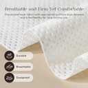 Phantoscope Pillow Inserts, Hypoallergenic 100% Virgin Fiber Square Form Microfiber Throw Pillow Inserts, Couch Bed Pillows 45x45 cm, 18x18 Inch (Pack of 4)
