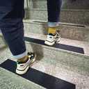 COSIMIXO 6" x 35Ft Heavy Duty Anti Slip Tape,Best 80grit Friction,Grip,Abrasive for Stairs Outdoor/Indoor,Skateboard Grip Tape Safety Non Skid Tread Staircases Anti-Slip Traction Tape Black