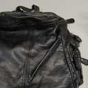 Ro Rox Calamity Womens PU Punk Gothic Uni Studded Backpack - Black, Large