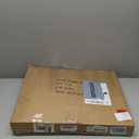 Tribesigns Height Adjustable C Table with Wheels, Mobile Couch Snack Side Table with Tiltable Drawing Board, Sofa Bedside Laptop Stand C Shaped TV Tray with Storage Shelves (Brown)