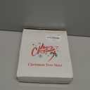 Sattiyrch Faux Fur Christmas Tree Skirt,Pink Xmas Decorations for 5ft Christmas Tree (Pink, 36in)