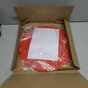 [2 Pack] 11.5" Metal Bird Feeder Rain Guard - Red Umbrella Cover Dome Shield - Value Set Weather Baffles for Hummingbird and Oriole Feeders