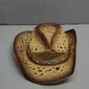 Cowboy Hat w/Beaded Trim Band, Western Cowgirl, Natural, One Size