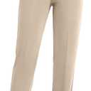 FUNYYZO Work Pants for Women Straight Leg Dress Pants for Business Outfits Medium