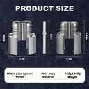 3 x Integrated Internal & External Pipe Threading Tool,Electric Drill Compatible PVC Pipe Threader Kit1/2" 3/4" Tool, Plastic Pipe Threader Kit, Dual Thread Design (Internal & External) (1/2)