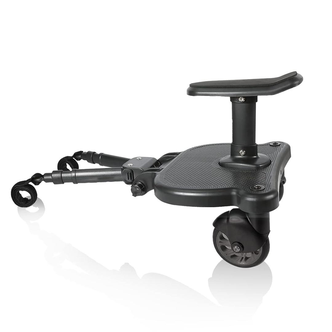 Universal Stroller Board,Stroller Board,Buggy Board,Stroller Attachment for Toddler to Ride,Sit and Stand Stroller,Stroller Standing Board,Stroller Board Attachment for Toddler (Black)