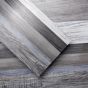 Art3d 36-Pack 54 Sq.ft Peel and Stick Floor Tiles Vinyl Plank Flooring Wood Look, Adhesive and Waterproof Tile Sticker for Bedroom, Living Room, Kitchen, RV in Grey, 36 x 6 x 0.1 inches