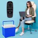Ice Machine for Knee After Surgery, Programable Cold Therapy Machine for Knee Replacement, Quiet Pump Cryotherapy Machine with Reusable Ice Packs for Knee Pains Relief, ACL, Strain, Swelling & Sprain