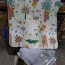 50 x 50 inch Baby Playpen with Mat Small Playpen for Babies and Toddlers Baby Fence Playards 