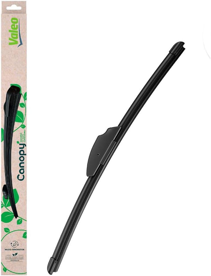 Valeo 583904 Canopy Innovative Automotive Replacement Windshield Wiper Blades for My Car Made From Natural and Recycled Materials, 16-inch Wiper Blade, Pack of 1