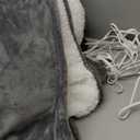 Homemate Electric Heated Blanket Twin - 62"x84" Heating Bed Blankets Throw with 10 Heating Levels 8 Hours Auto Off Fast Heating Over-Heated Protection Ultra Soft Warm Flannel ETL Certified Grey