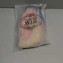 Pink and Blue Long Curly Wigs for Women No-bangs Clip on Ponytails Cosplay Wig,Halloween Party Show Daily use Wig