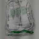 PACKISM Clear Backpack for School - 17 inch Large Heavy Duty Clear Bookbag, See Through PVC Backpacks (for age 12 above) (Light White 17")