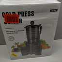 Juicer Machines with 5.8" Large Feed Chute, Cold Press Juicer for Whole Vegetables and Fruits 400W, Slow Masticating juicer Easy to Clean Juice Extractor Machine High Juice Yield (Titanium Gray)