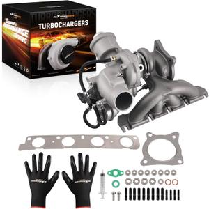 maXpeedingrods K03 Turbo Turbocharger Kit for Audi A4 2.0T for B7 BUL BWE BWT 2005-2009, 53039880106 06D145701B, Basic VL Series
