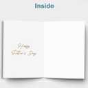 6 x Happy Fathers Day Card Gifts for Step Dad from Son Daughter, Funny Father's Day Cards Gift (Mom's Sh*t My Sh*t)