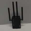 1200Mbps Dual Band 5GHz/2.4GHz WiFi Extender, WiFi Extender Signal Booster, 12880 Sq.Ft Coverage, 105-Device Support, Setup for Home & Outdoor Use (Black-Y1)