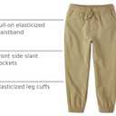The Children's Place Boys' Quick Dry Pull on Jogger Pants