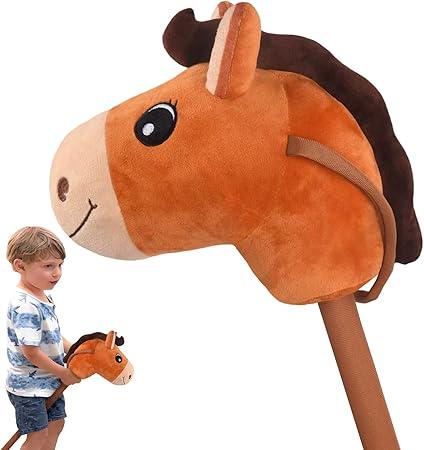 WALIKI Stick Horse for Boys & Girls | Pretend Play Cowboy & Cowgirl Toy for Kids Ages 3-6 | Fun Active Toddler Toy (Caramel) WALIKI Stick Horse for Boys & Girls | Pretend Play Cowboy & Cowgirl Toy for Kids Ages 3-6 | Fun Active Toddler Toy (Caramel)