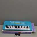 Keyboard Piano for Kids, BIGFUN 37 Keys Toddler Piano Multifunction Music Educational Instrument Toy, Electronic Kids Keyboard for 3-7 Year Old Girls and Boys (Blue)