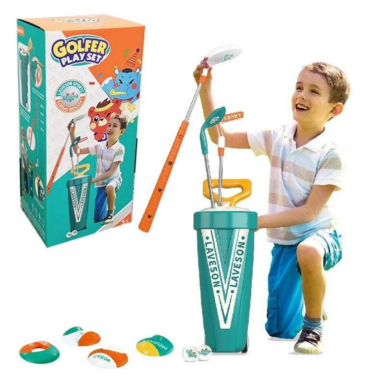 Kids Toddler Golf Set, Kids Golf Cart,Unique Metal Golf Design, Indoor and Outdoor Game Toys Sports Gift for Boys and Girls Aged 3-8 Years Old Kids Toddler Golf Set, Kids Golf Cart,Unique Metal Golf Design, Indoor and Outdoor Game Toys Sports Gift for Boys and Girls Aged 3-8 Years Old