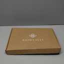 BIOWEAVES 100% Organic Cotton 1 Full Size Fitted Sheet Only | 300 Thread Count Sateen Weave GOTS Certified with Deep Pocket - Undyed Natural