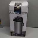 Coffee Carafe for Keeping Hot - 102OZ / 3L Airpot Coffee Dispenser with Pump - Large Coffee Thermos for Hot Drinks Tea Liquid - Insulated Stainless Steel Hot Water Beverage Dispenser Urn for Parties