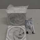 Lian Li UNI Fan SL-Infinity Wireless 120 - Triple Pack (Reverse Blade) - 2.4 GHz Wireless Signal ARGB Fan Control - Double Infinity Mirror - Low Noise - Controller Included - White (12RSLIN1W3W)