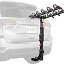 Allen Sports Premier Hitch Mounted 5-Bike Carrier, Model S555 , Black