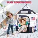 ArtCreativity Kids Tent Indoor Pop up Play Tent for Kids, Outer Space Party Decorations & Space Toys for Ages 4-12 Indoor & Outdoor Playhouse, Spaceship Playhouse for Birthday Party Decoration