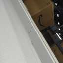 White Finish Wooden Cheval Bedroom Free Standing Floor Mirror, 58"L x 18.5"W