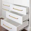 Antique Brass Cabinet Handles Kitchen Pulls 10 Inch 10 Pack