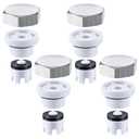 4 Pack Vacuum Breaker Repair Kit Replacement for VACVBKX1B Heavy Duty Metal Vacuum Breaker Replacement Kit for Traditional Anti Siphon Frost Free Sillcock Valves Anti Siphon Valve Repair