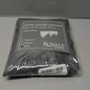 Royale Linens 100% Organic Cotton King Flat Sheet Only - Super Soft - Percale Top Sheets - King Flat Sheet Sold Separately - Breathable, Cool & Crisp Grey Sheets Only (105" x 102", Grey) (Charcoal)