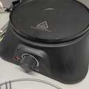 FOHERE 1500W Electric Fondue Pot Set, 1.4QT Non-Stick Electric Fondue Pot with 8 Color-Coded Forks, 6 Pcs Cups and Anti-Scald Handle, Precise Temperature Control for Cheese,Chocolate,Oil and Broth