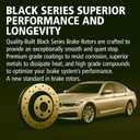 QUALITY-BUILT Front Brake Rotor, Black Series BR31321G, Compatible with 2002-2006 Dodge/Hyundai (Accent,Verna)