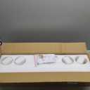 Bathroom Vanity Light Fixtures 4 Lights, Wooden Farmhouse Vanity Lights Rustic Bathroom Lights Over Mirror with Clear Glass Shade Black Industrial Wall Sconce for Bathroom Bedroom Hallway Kitchen