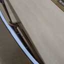 Decofy Fluted 5 Drawers Dresser, 48" Tall Modern Chest of Drawers with Round Edge & Metal Handle, Wood Drawer Organizer for Living Room, Bedroom, Entryway, Hallway (Natural Oak)