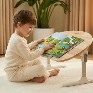 Toddler Desk, Floor Desk Height Adjustable and Tiltable