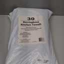 Simpli-Magic Cotton Herringbone Dish Towels, 15"x25" (30 Pack)  High Absorbent Kitchen Hand Towels (Multi-Color)