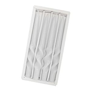 White Taper Candle Twisted Candlesticks Smokeless Candle Sticks Unscented Spiral Tapered Candles Easter Taper Candles for Home Décor Weddings Festive Holiday Mother's Day Gifts